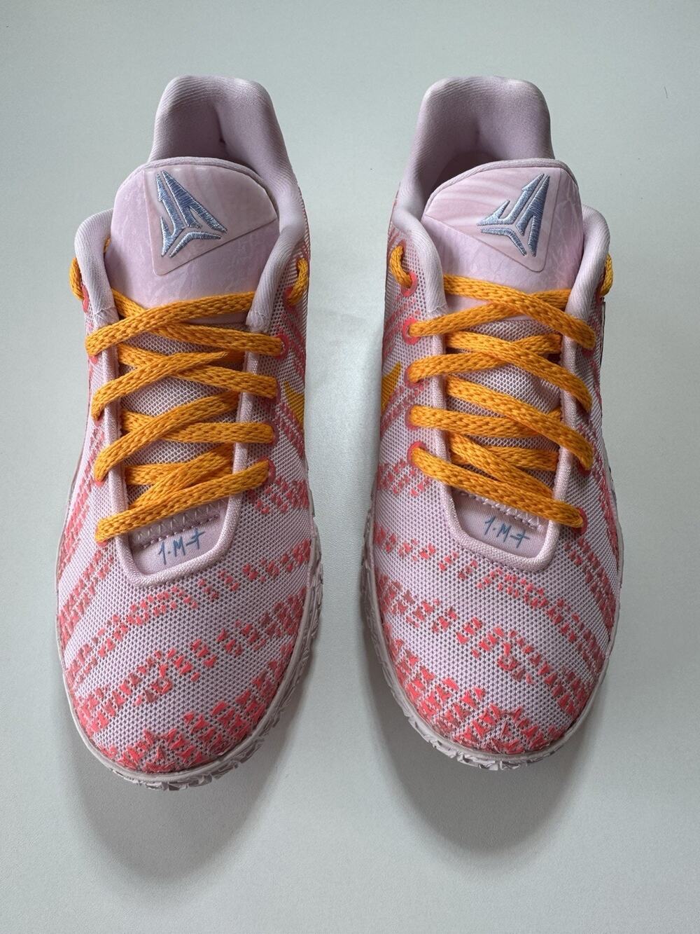 Nike Ja 3 Unisex Kids Basketball Low Top Sneakers Pink/Orange US 4.5